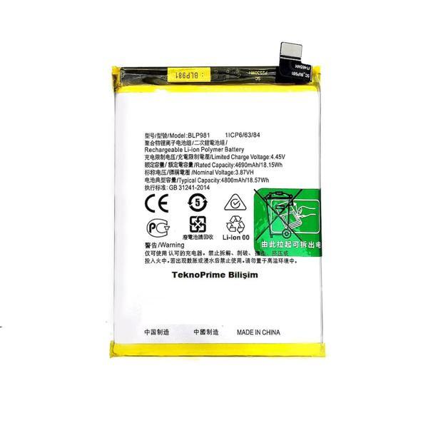 Oppo Reno 8T 5G İle Uyumlu İthal Pil Batarya BLP981 - Image 1