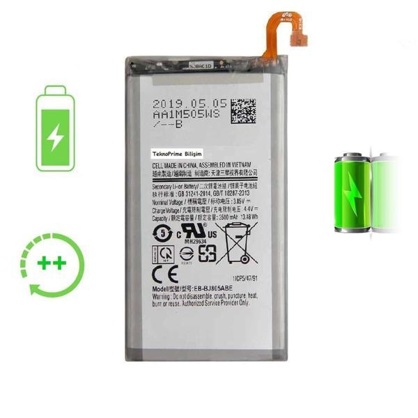  Samsung Galaxy A6 Plus 2018 A605F ile Uyumlu Güclendirilmis İthal Pil Batarya - Image 1