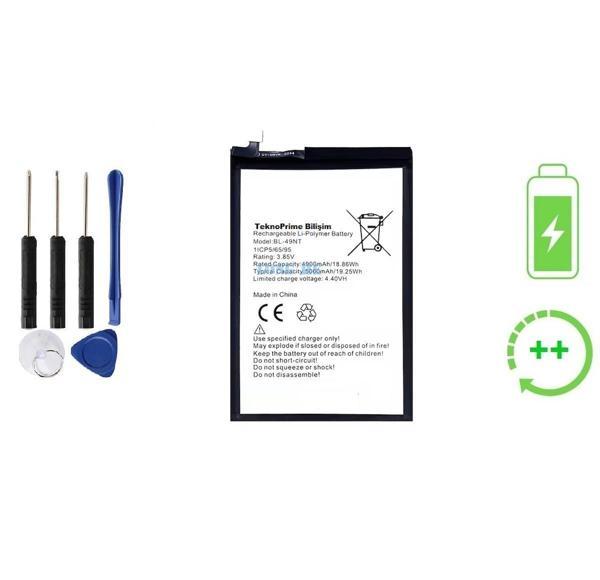 Tecno Spark Go 2024 İle Uyumlu Güçlendirilmiş İthal Pil Batarya BL-49NT - Image 1