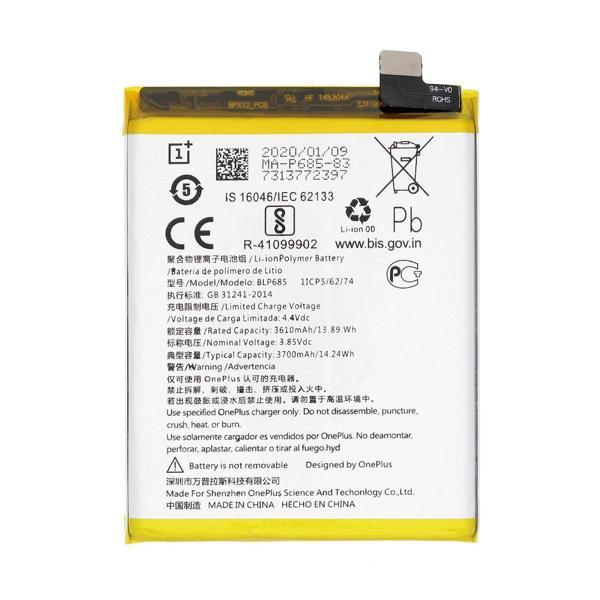 One Plus 7 ile Uyumlu İthal Pil Batarya BLP685 - Image 1
