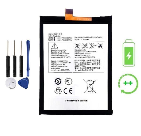 Tcl 20L Plus İle Uyumlu Güçlendirilmiş İthal Pil Batarya T775 TLp048A1 - Image 1