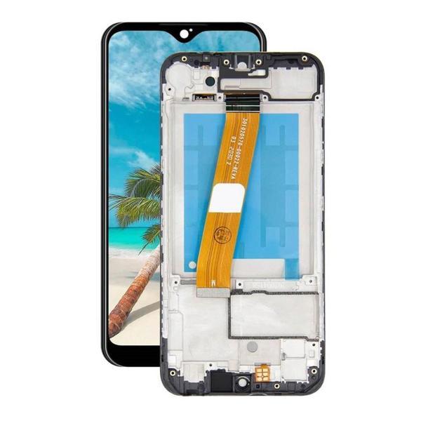 Samsung Galaxy A01 A015F ile Uyumlu Oled Ekran Dokunmatik Çıtalı - Image 1