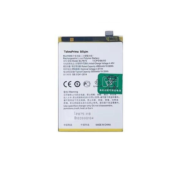Realme C55 İle Uyumlu İthal Pil Batarya BLP875 - Image 1