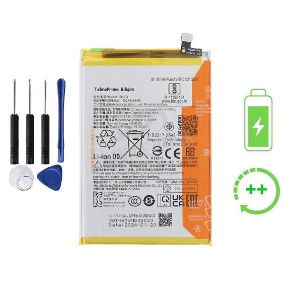 Xiaomi Redmi 13C İle Uyumlu Güclendirilmiş İthal Pil Batarya BN5Q - Image 1
