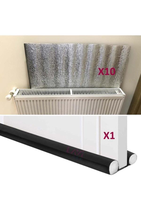 Baffhome 10X Petek Radyatör Arkası Isı Yalıtım 1X Kapı Altı Rüzgar Önleyici Izolasyon Malzemesi - Image 1