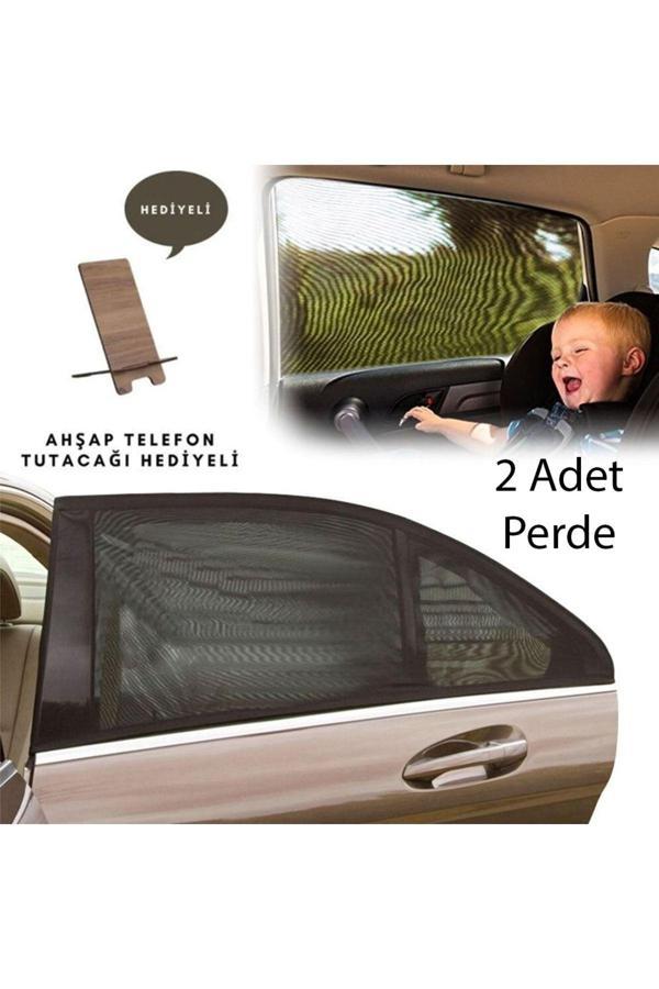 Baffhome 2 Adet Araba Yan Cam Güneşlik Oto Güneşlik Araba Yan Cam Perdesi Anne Çocuk Koruyucu Sineklik Örtüsü - Image 1