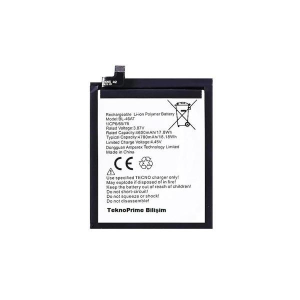 Tecno Phantom X ile Uyumlu İthal Pil Batarya AC8 BL-46AT - Image 1