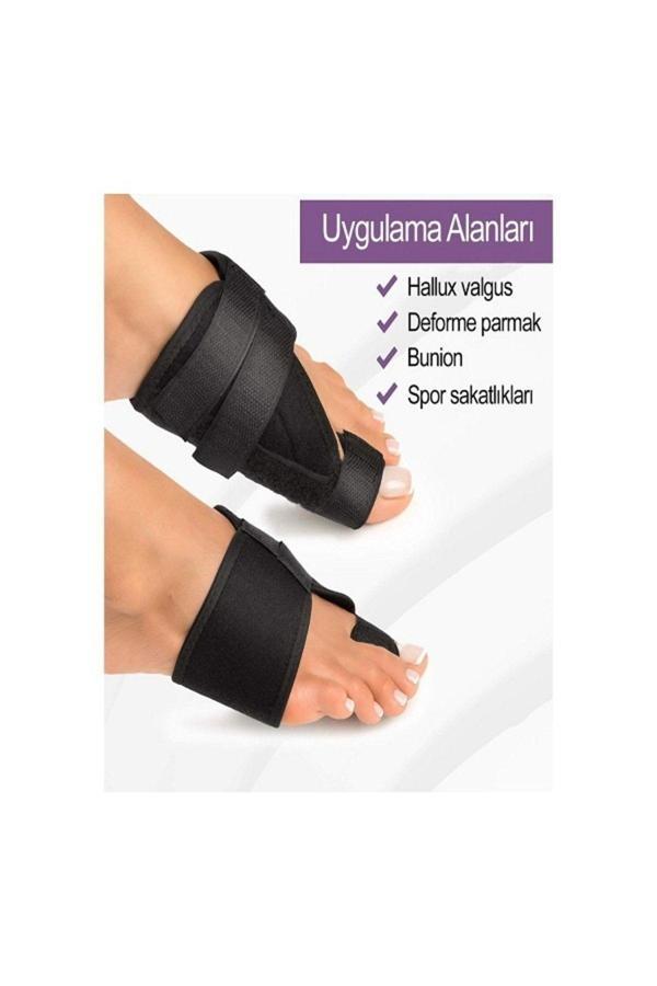 Baffhome Halluks Ayak Baş Parmak Çıkıntısı Tedavisi Kemik Düzeltici 2 Li Gece Ateli - Image 1