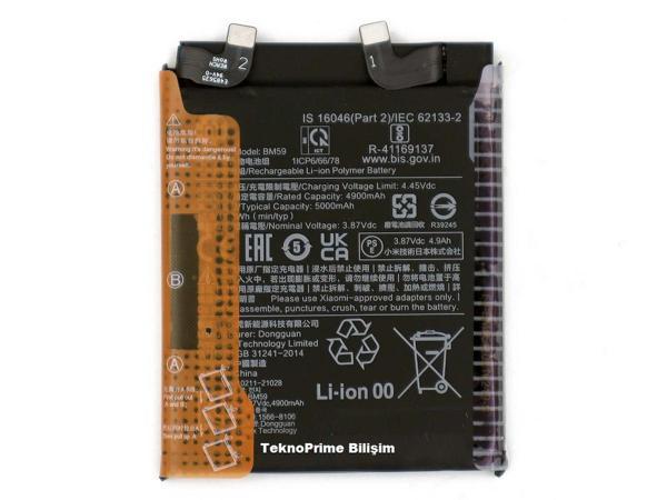 Xiaomi Mi 11T ile Uyumlu İthal Pil Batarya BM59 - Image 1