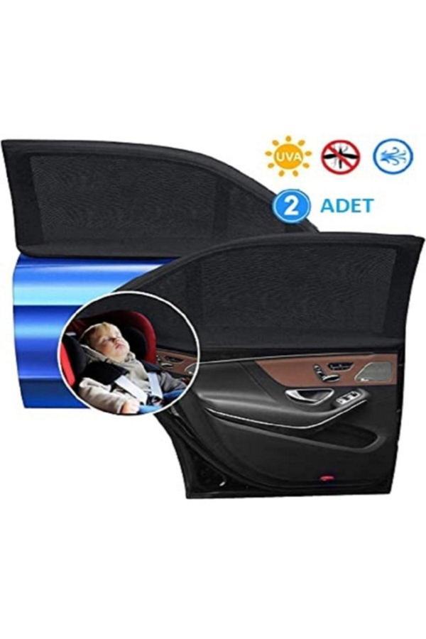 Baffhome 2 Adet Oto Yan Cam Perdesi Araba Arka Güneşlik Araç Anne Bebek Çocuk Perde Arka Koltuk - Image 1