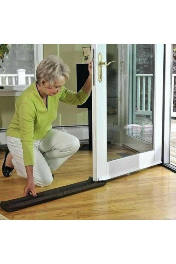 Baffhome Isı Işık Önleyici 4 Adet Kapı Altı Rüzgar Önleyici Sünger Kapı Altlığı - Image 1