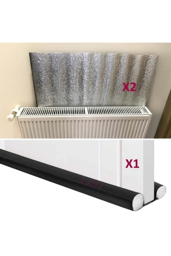 Baffhome 2X Petek Radyatör Arkası Isı Yalıtım 1X Kapı Altı Rüzgar Önleyici Izolasyon Malzemesi - Image 1