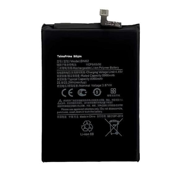 Xiaomi Redmi Note 9 ile Uyumlu İthal Pil Batarya BN62 M2010J19SC - Image 1