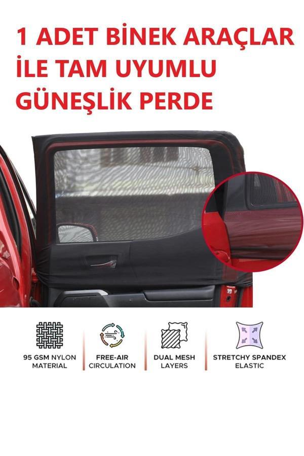 Baffhome Araba Araç Oto Yan Cam Güneşlik Örtü Perde Kılıf Güneşliği Araba Anne Bebek Emzirme Perdesi 1 Adet - Image 1