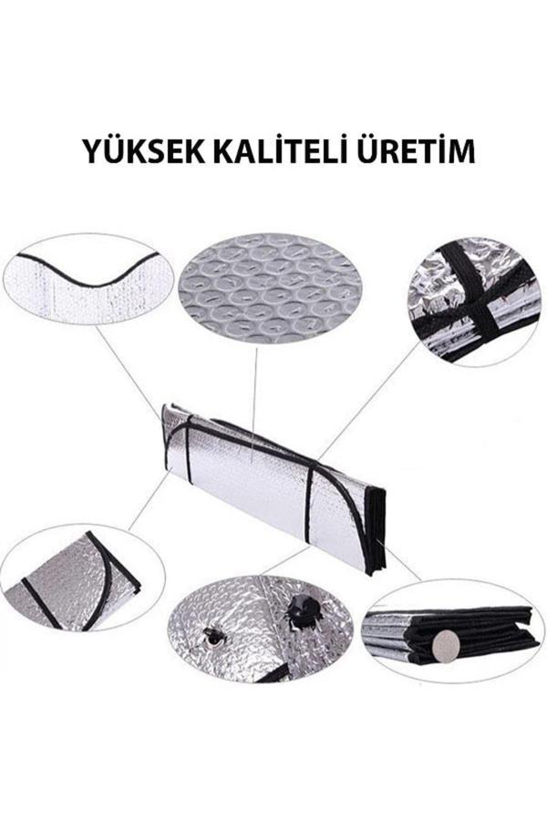 Baffhome Araba Buz Kar Güneş Koruyucu Örtü Oto Araç Kar Buz Önleyici Ön Cam Koruyucu Güneşlik Uyumlu - Image 1