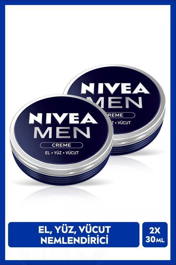 MEN Erkek Creme 30ml, Yoğun Nemlendirici, Yapışkan His Bırakmaz, Hızlı Emilir, El Vücut Yüz, X2 Adet - Image 1