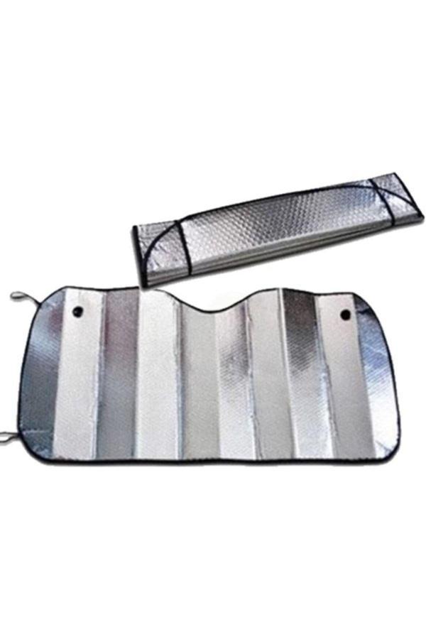 Baffhome Oto Araç Güneşlik 130X60 Ön Cam Güneşliği Metalize - Image 1