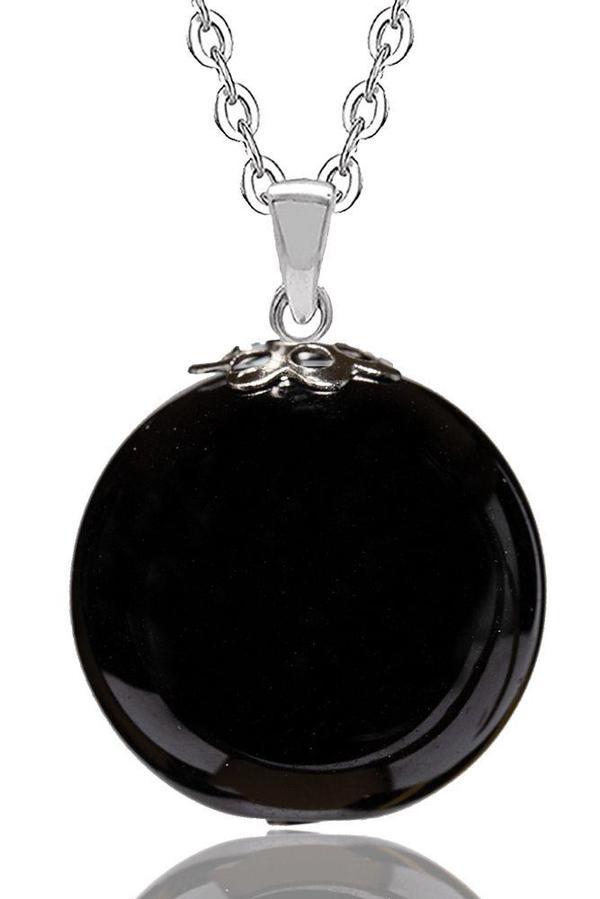 Obsidyen Taşı Doğal Taş Kolye - Image 1