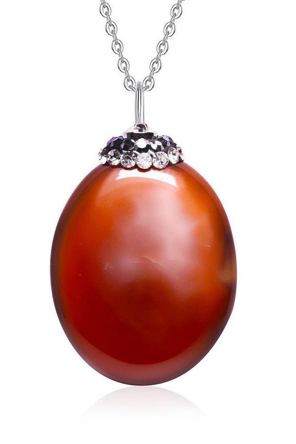 Yemen Akik Taşı Doğal Taş Kolye - Image 1