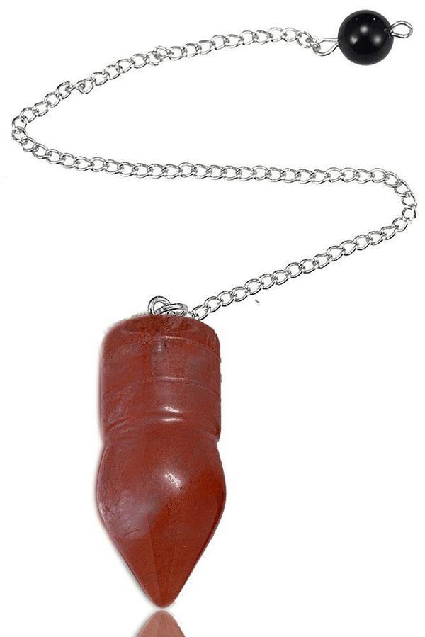 Sertifikalı AAA+ Gül Kuvars Taşı Pandül Sarkaç Hem Pandül - Hem Kolye - Image 1