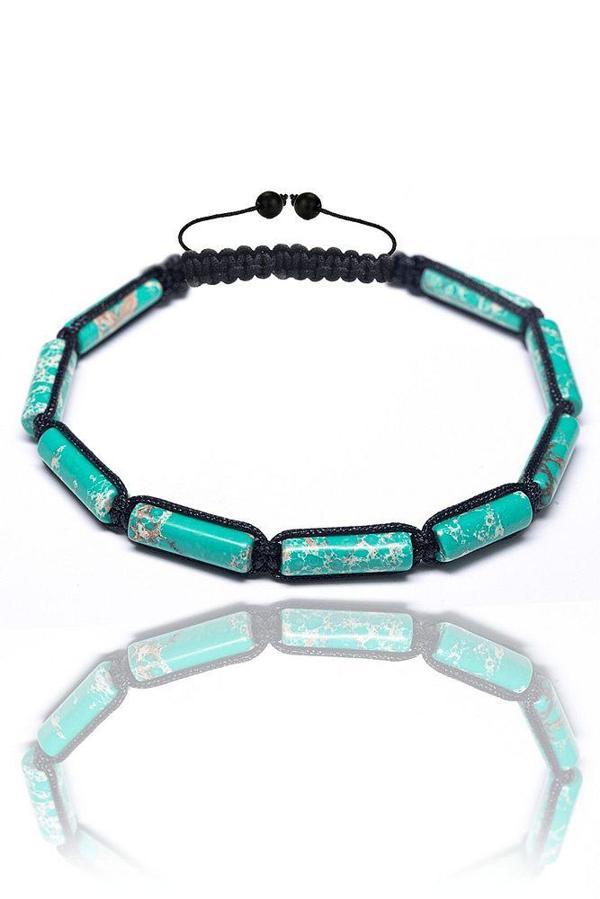 Sertifikalı Turkuaz Varisit Taşı Doğal Taş Bileklik - Image 1