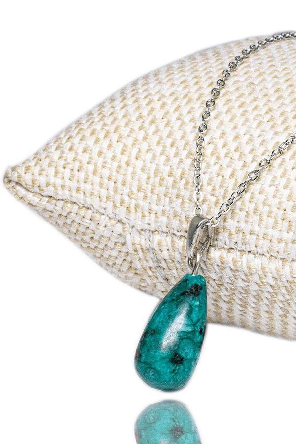 Sertifikalı Aaa Kalite Doğal Yeşim Taşı Kolye - Image 1