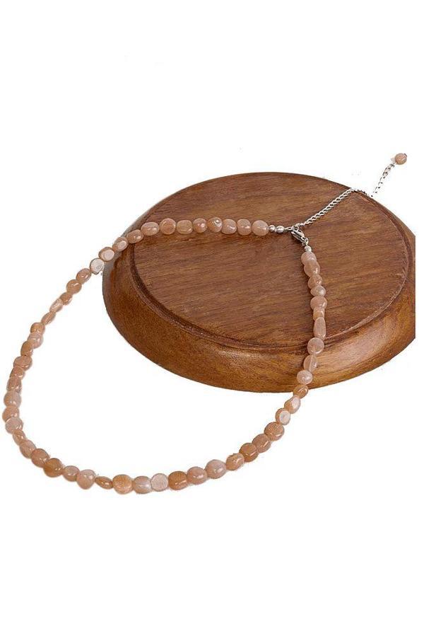 Sertifikalı Amorf Kesim Güneş Taşı Kadın Kolyesi - 1.kalite - Image 1