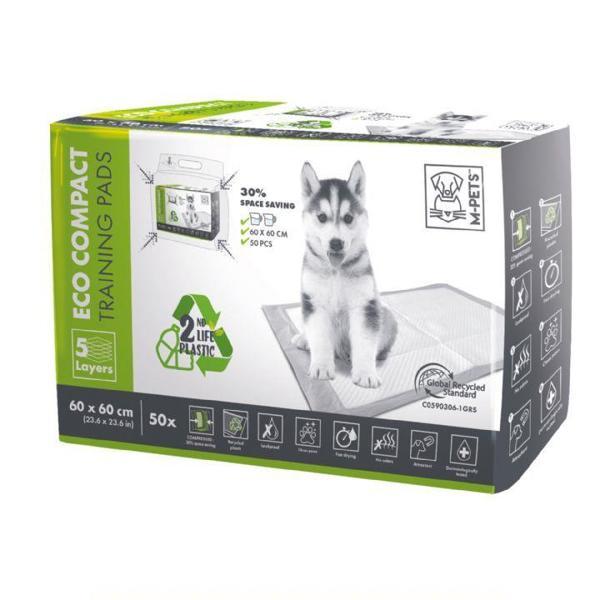M-PETS ECO KÖPEK ÇİŞ EĞİTİM PEDİ 60X60CM 50PCS - Image 1