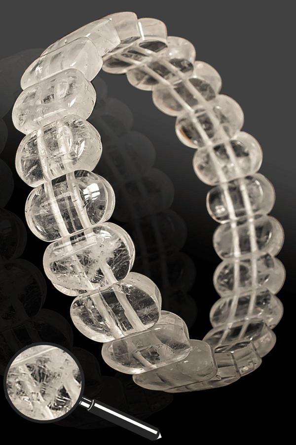 Sertifikalı Rolex Model AAA+ Gerçek Kristal Kuvars Taşı Bileklik - Image 1