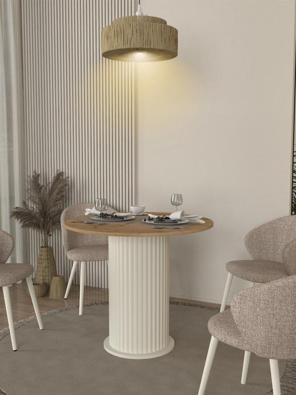 Dekorister Bohema Yemek Masası Aytaşı - Sepet 90cm - Image 1