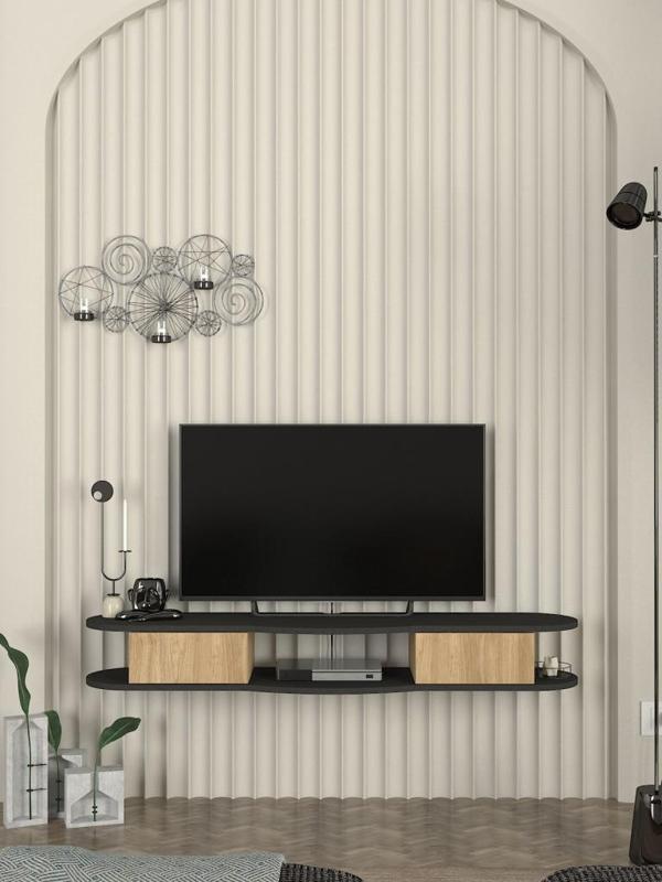 Dekorister Perk Tv Stand Antrasit - Sepet 150 cm - Image 1
