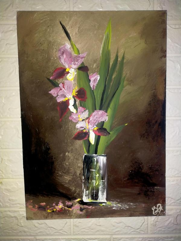 Ert sanat atölyesi el yapımı imzalı tablo 35x50 cm  - Image 1