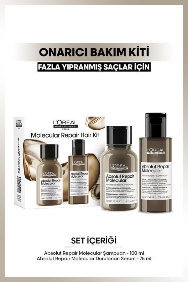 Loreal Professionnel Absolut Repair Molecular Mini Duo Set 100+75 ML - Image 1