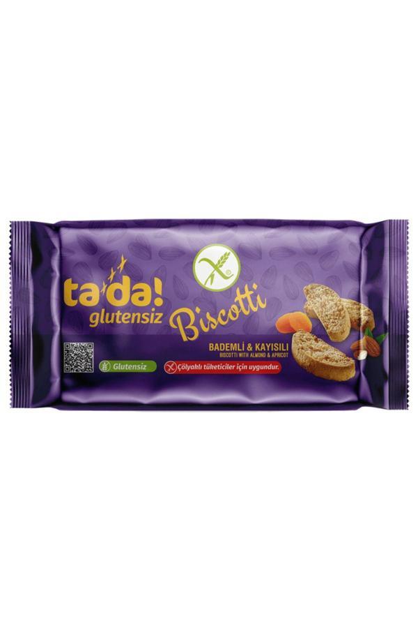 Tada Glutensiz Bademli Kayısılı Biscotti 110 Gr (Çölyaklı Tüketiciler İçin Uygundur) - Image 1