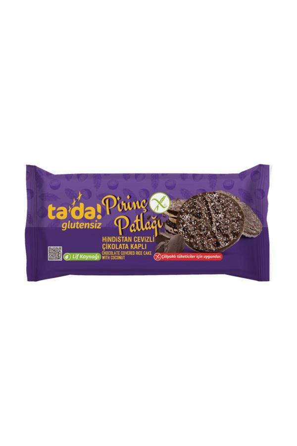 Tada Glutensiz Hindistan Cevizli Çikolata Kaplı Pirinç Patlağı 78 Gr - Image 1