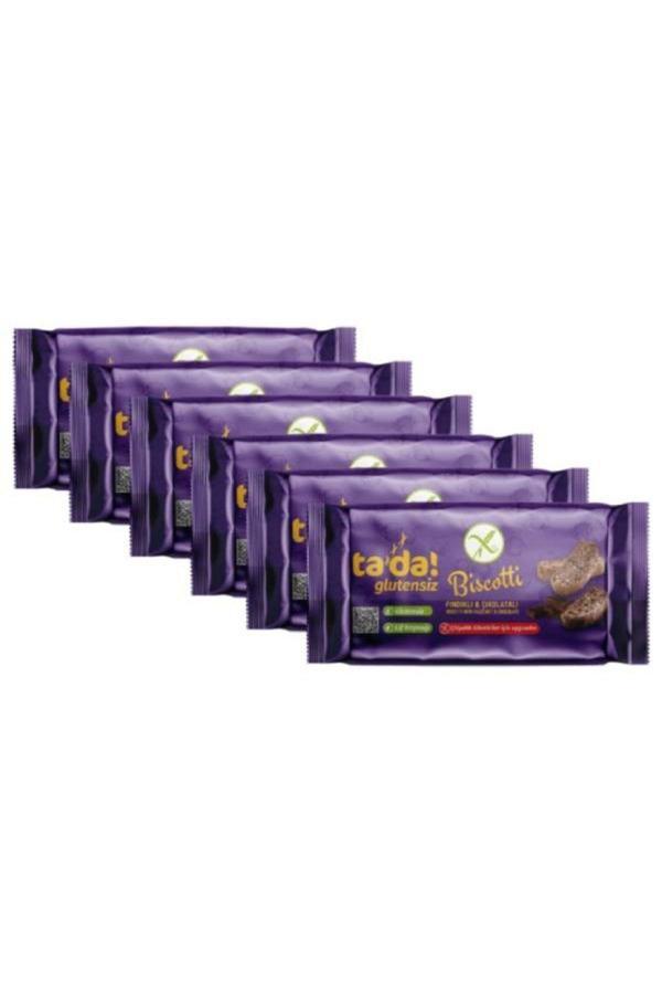 Tada Glutensiz Gluten Free Fındıklı Ve Çikolatalı Biscotti (6 Adet) - Image 1