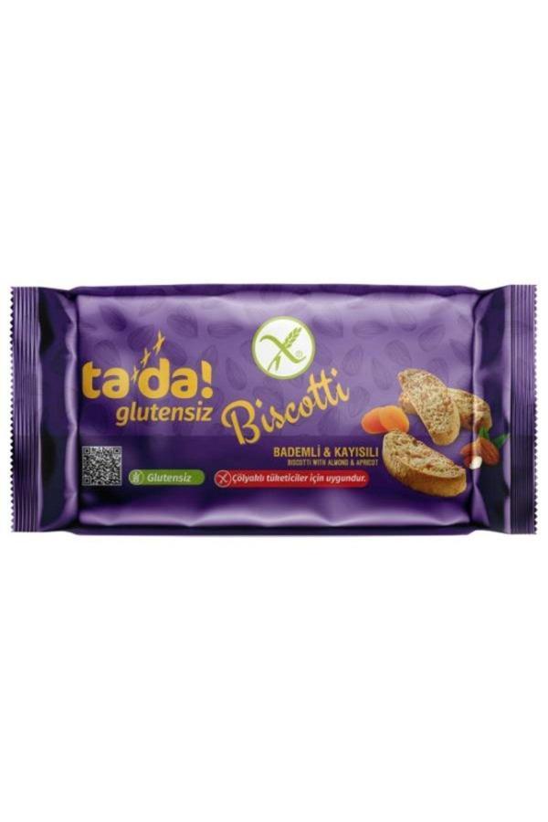 Tada Glutensiz Gluten Free Bademli Kayısılı Bıscotti 110 Gr - Image 1
