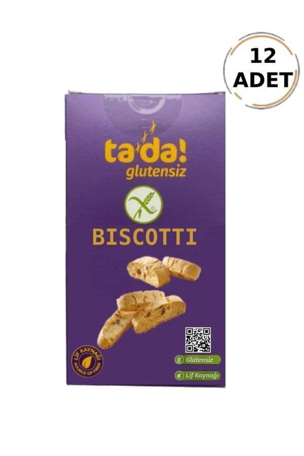 Tada Glutensiz Gluten Free Biscotti 110 Gr (12 Adet) - Image 1