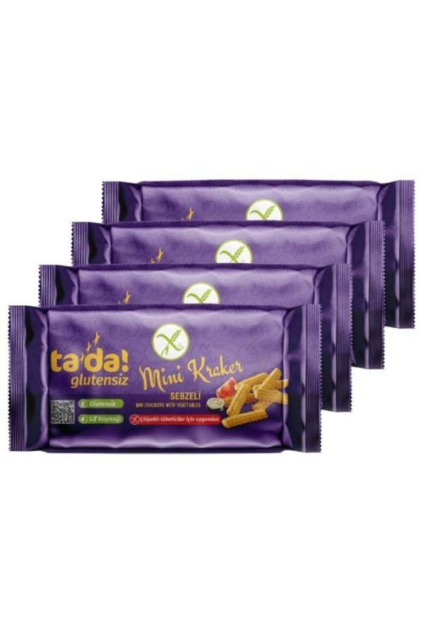 Tada Glutensiz Gluten Free Peynirli Dereotlu Mini Kraker 85 Gr (4 Adet) - Image 1