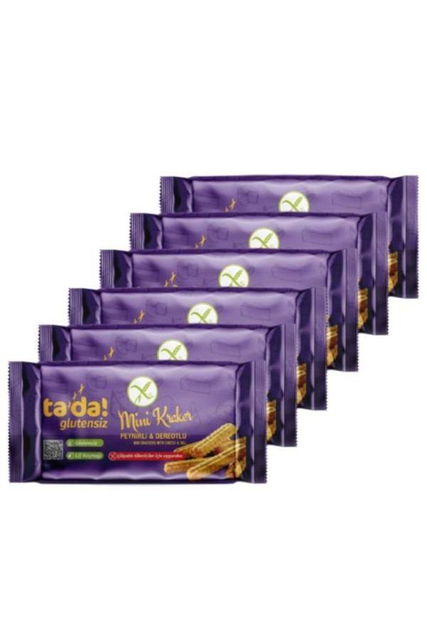 Tada Glutensiz Gluten Free Peynirli Dereotlu Mini Kraker 85 Gr (6 Adet) - Image 1