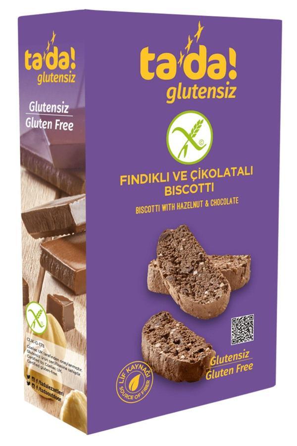 Tada Glutensiz Fındıklı Ve Çikolatalı Biscotti 110 Gr 8694918010163 - Image 1