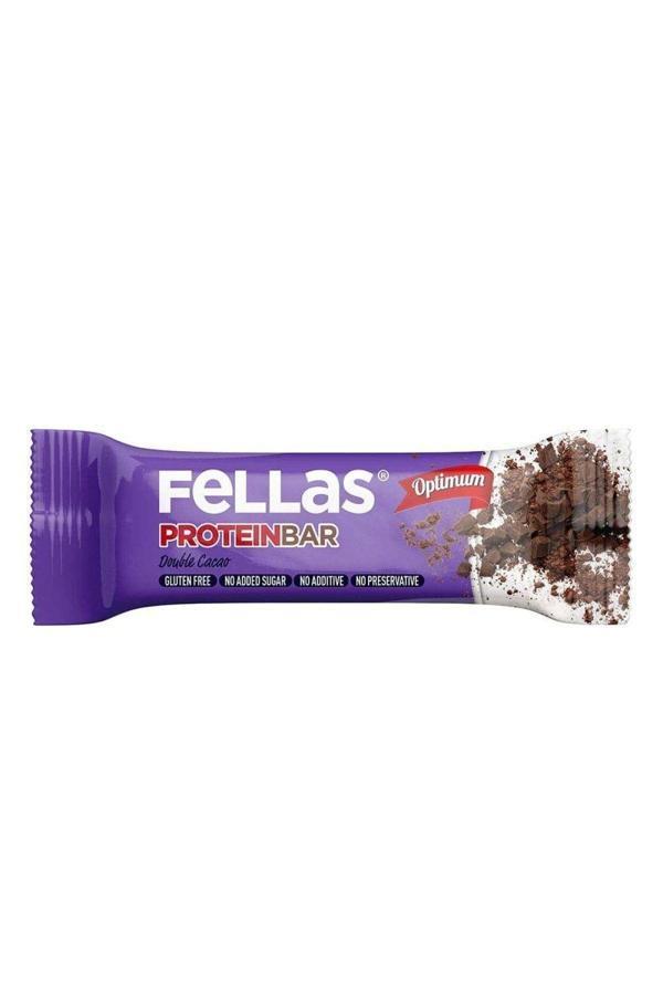 Fellas Optimum Protein Bar 32 Gr Duble Kakao 1 Adet - Image 1