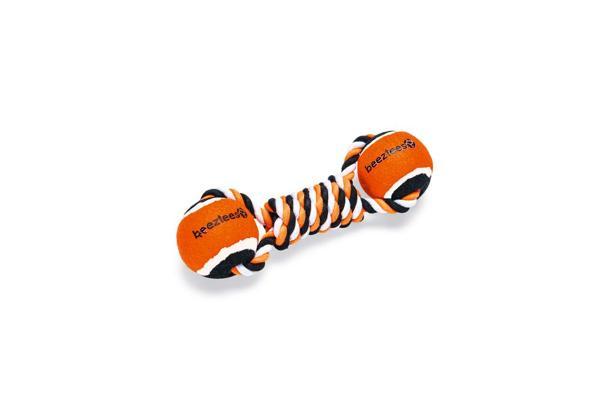 Beeztees Köpek Oyuncağı, Diş İpi ve İki Tenis Topu, 22x7x6,3cm, 195gr - Image 1
