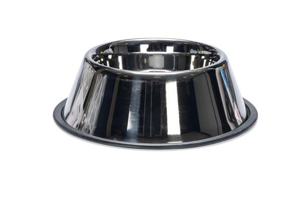 Beeztees Uzun Kulaklı Köpek Mama Su Kabı, Paslanmaz Çelik, Kaymaz, 17,5cm, 900ml - Image 1