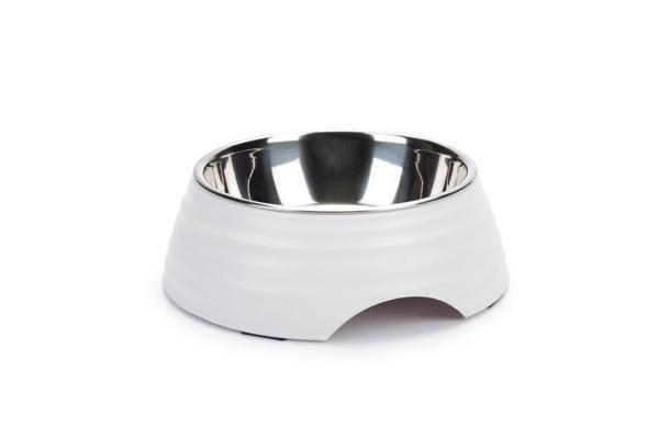 Beeztees Köpek Mama Su Kabı, Paslanmaz Çelik, 17,5cm - Image 1