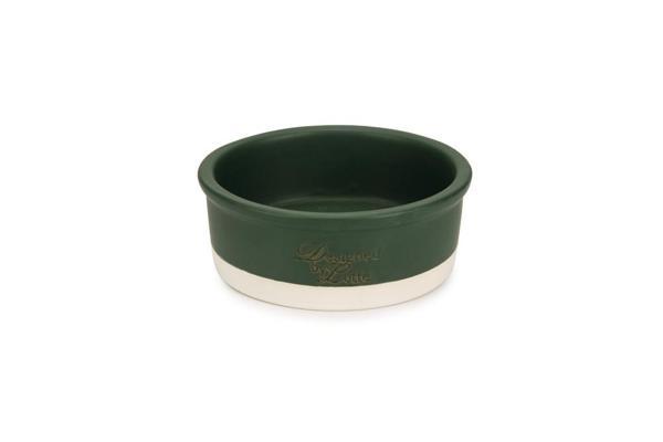 Beeztees DBL Köpek Mama Su Kabı, Seramik, Mat Yeşil, 13cm, 160ml - Image 1