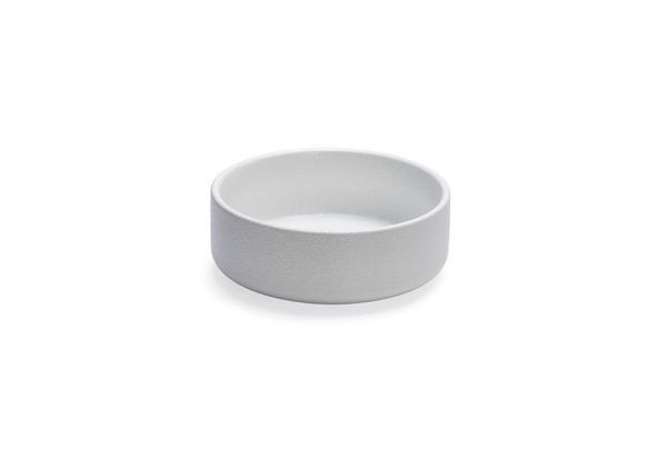 Beeztees DBL Köpek Mama Su Kabı, Seramik, Mat Beyaz, 16cm, 800ml - Image 1