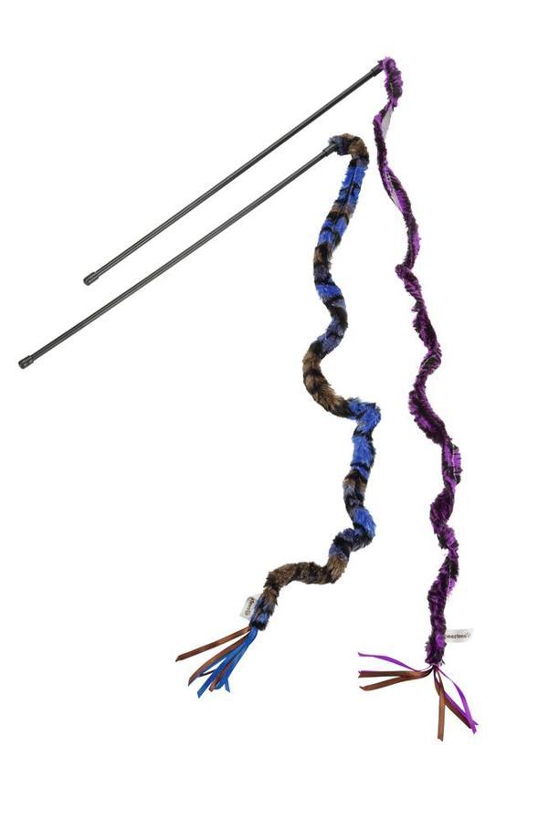 Beeztees Kedi Oltası, Komple Tüylü Peluş-80cm, Kurdelalar Uc, Çeşitli Renklerde, 50cm - Image 1