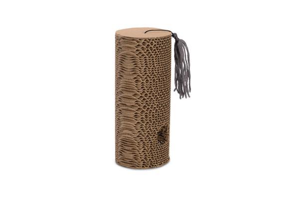 Beeztees Kedi Oyuncağı, Karton Silindir ve Püskül, 23x10x10cm - Image 1