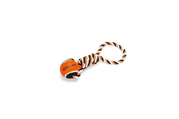 Beeztees Köpek Oyuncağı, Diş İpi Tutamaçlı Tenis Topu, 30x7x6,3cm, 135gr - Image 1
